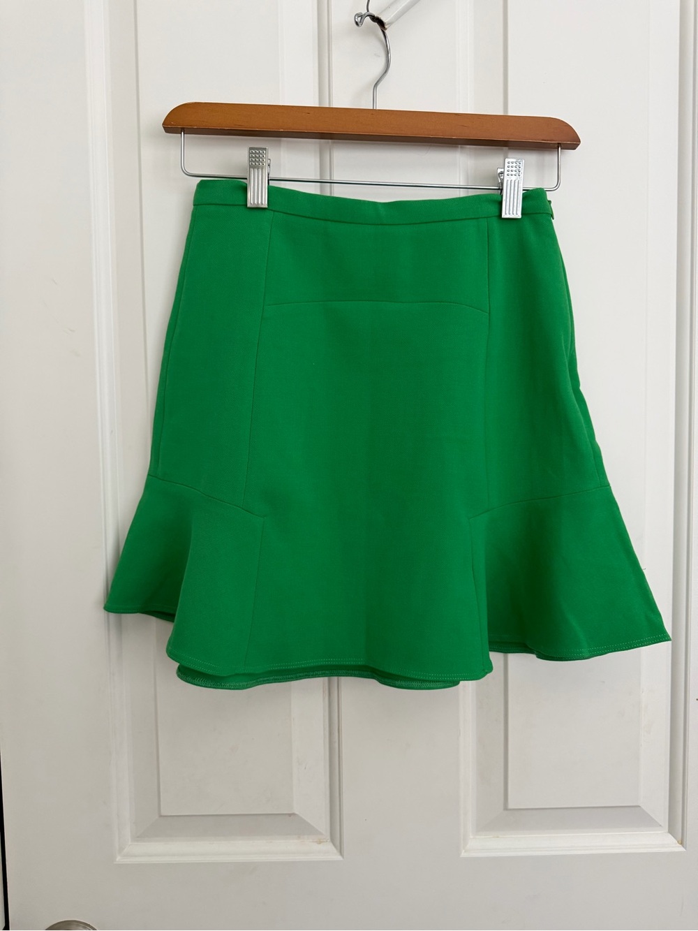 Zara Emerald Green Flared Skirt